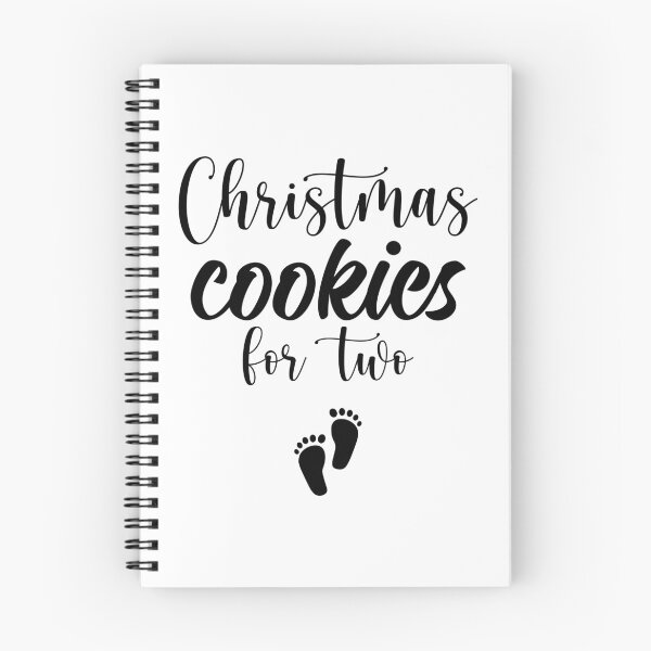 Item preview, Christmas Cookies For Two, Christmas Pregnancy Announcement, Christmas Pregnancy Reveal, Baby Announcement designed and sold by ambaart.