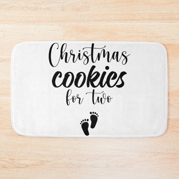 Item preview, Christmas Cookies For Two, Christmas Pregnancy Announcement, Christmas Pregnancy Reveal, Baby Announcement designed and sold by ambaart.