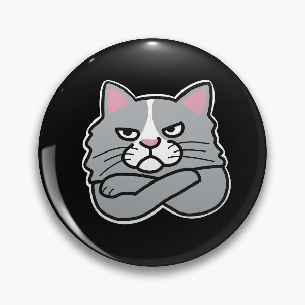 Item preview, Moody Grey Cat designed and sold by Funful.