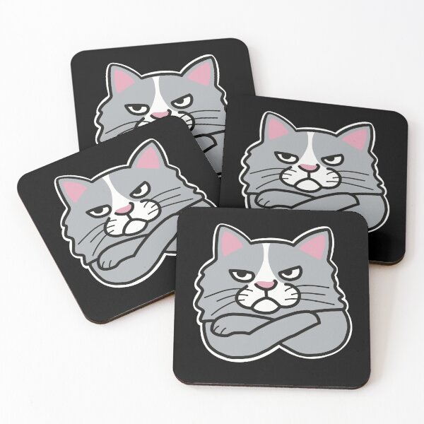 Item preview, Moody Grey Cat designed and sold by Funful.