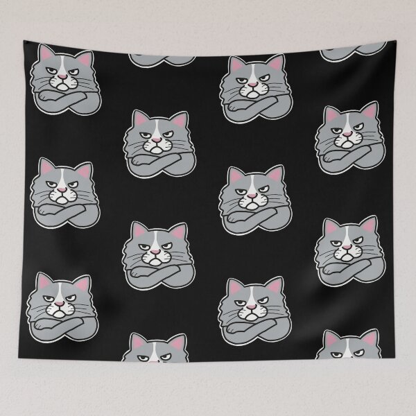 Item preview, Moody Grey Cat designed and sold by Funful.