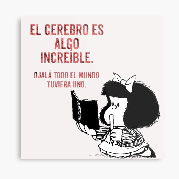 Mafalda cerebral Metal Print