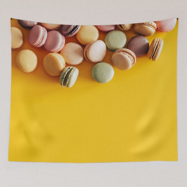 Item preview, Tumbling Macarons Print designed and sold by RocketshSD.