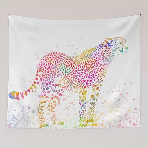 Item preview, Cheetah Watercolo by Zouzounio Art designed and sold by zouzounioart.