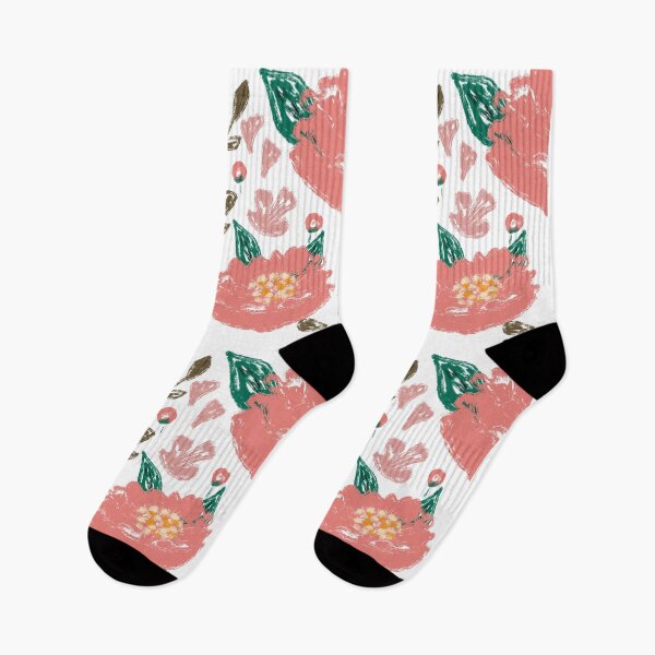 Item preview, Peonies, simple colorful floral pattern green designed and sold by ciaobebo.