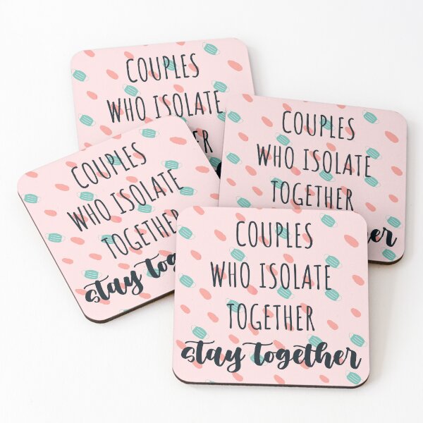 Item preview, Couples who isolate together stay together gift for valentine in quarantine designed and sold by JokeGysen.