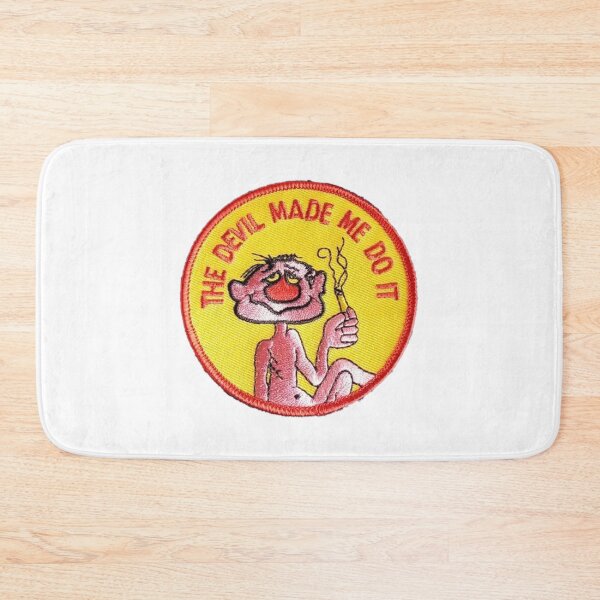 Item preview, The Devil Made Me Do It Sticker designed and sold by designolo.