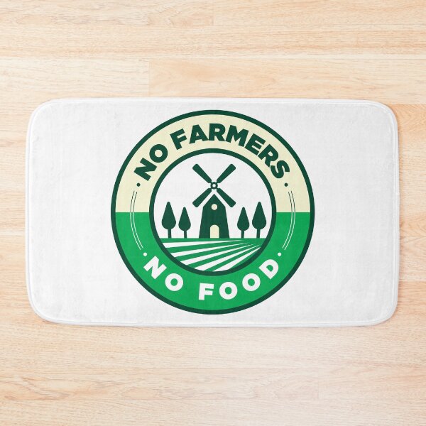 Item preview, No Farmers No Food | Farmers Protest | designed and sold by Minimalwiz.