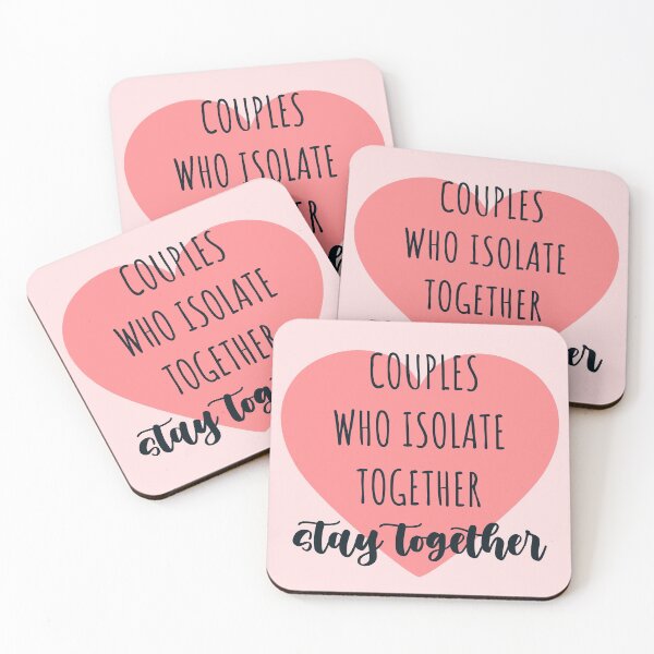 Item preview, Couples who isolate together stay together gift for valentine in quarantine designed and sold by JokeGysen.