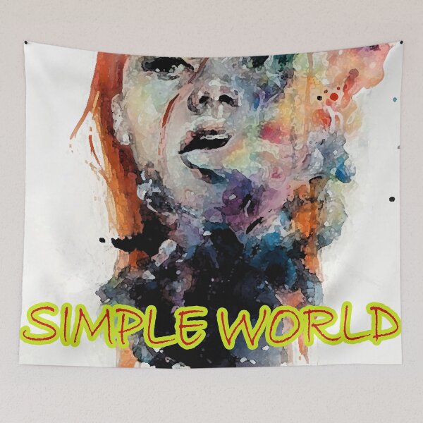Item preview, Simple world art world designed and sold by DamithArts.