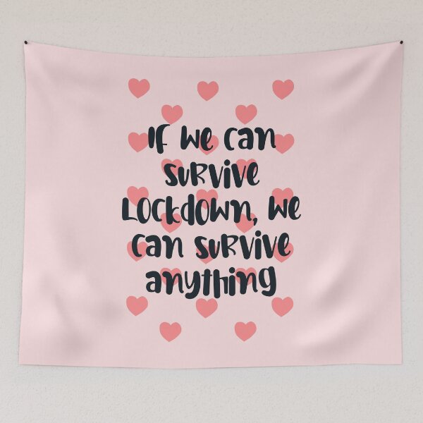 Item preview, If we can survive lockdown we dan survive anything gift for valentine in quarantine designed and sold by JokeGysen.