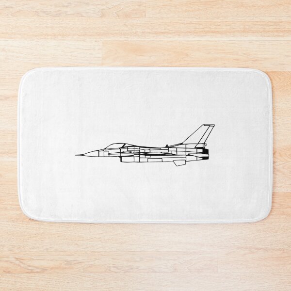 Item preview, F16 Military Fighter Airplane Silhouette designed and sold by Aviation Tees.