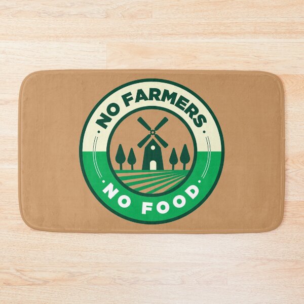 Item preview, No Farmers No Food | Farmers Protest | designed and sold by Minimalwiz.