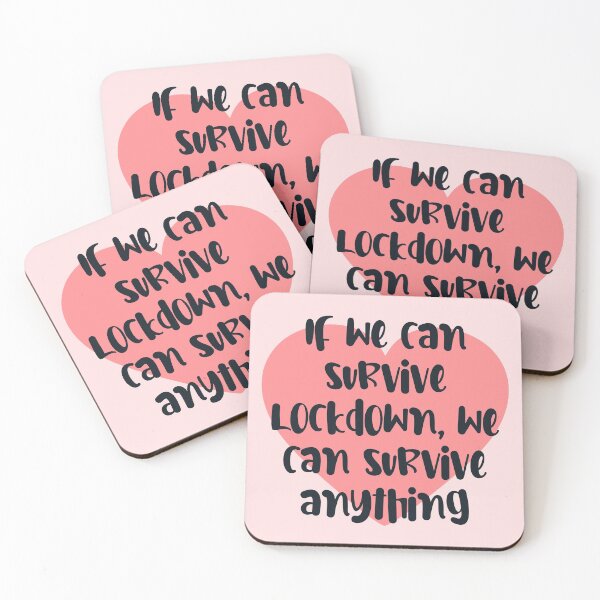 Item preview, If we can survive lockdown we dan survive anything gift for valentine in quarantine designed and sold by JokeGysen.