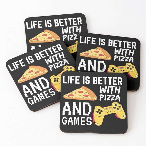 Item preview, Life Is Better With Pizza And Gaming designed and sold by BahiaStyle.