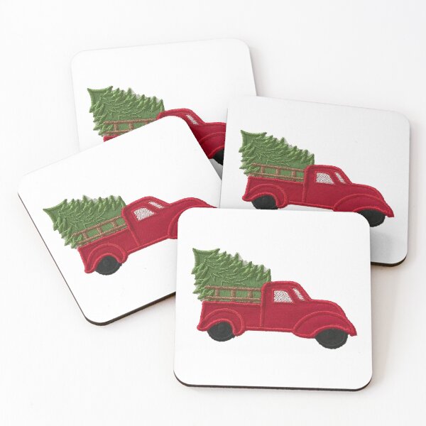 Item preview, Christmas Truck Sticker designed and sold by designolo.