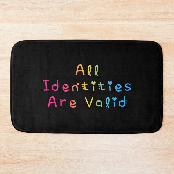 Item preview, All identities are Valid Pansexual Flag Hippie Text 3 designed and sold by everything4eva.