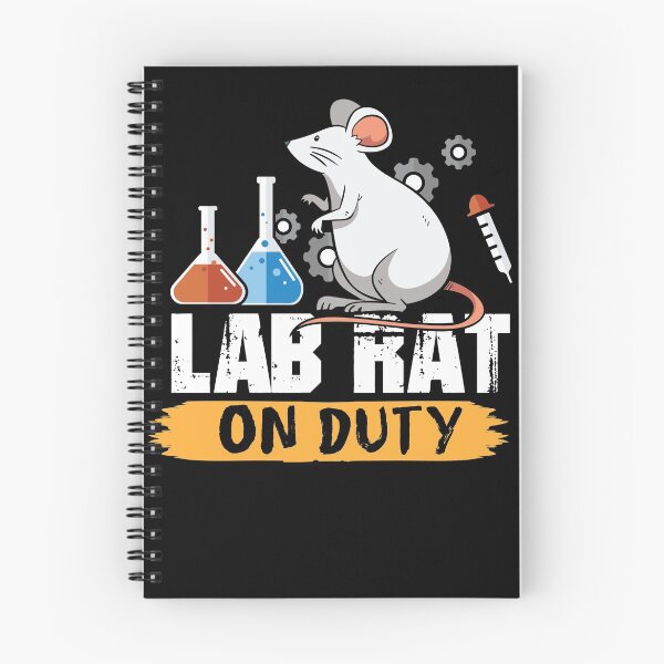 Item preview, Lab Rat on Duty science mice design shirt designed and sold by Grinover.