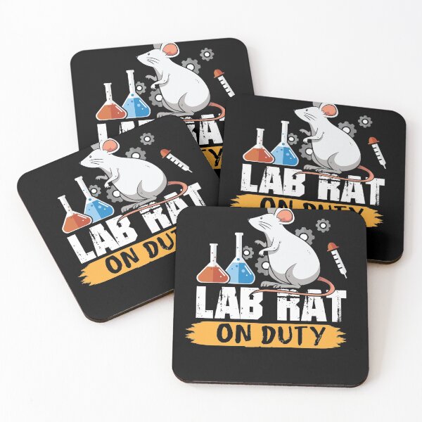 Item preview, Lab Rat on Duty science mice design shirt designed and sold by Grinover.