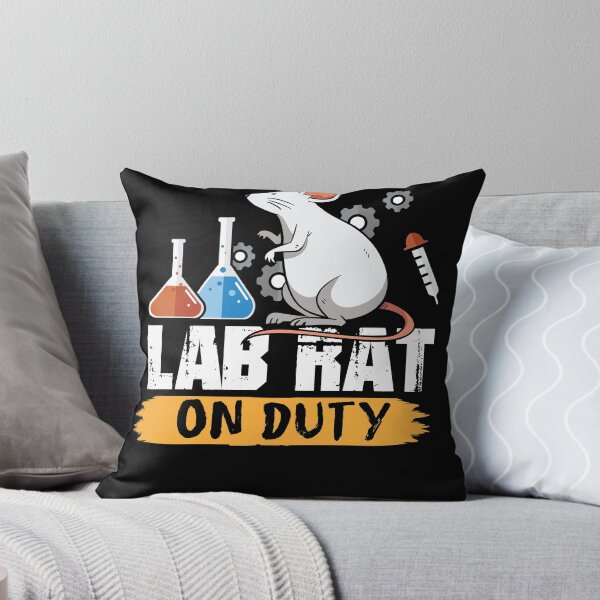 Item preview, Lab Rat on Duty science mice design shirt designed and sold by Grinover.