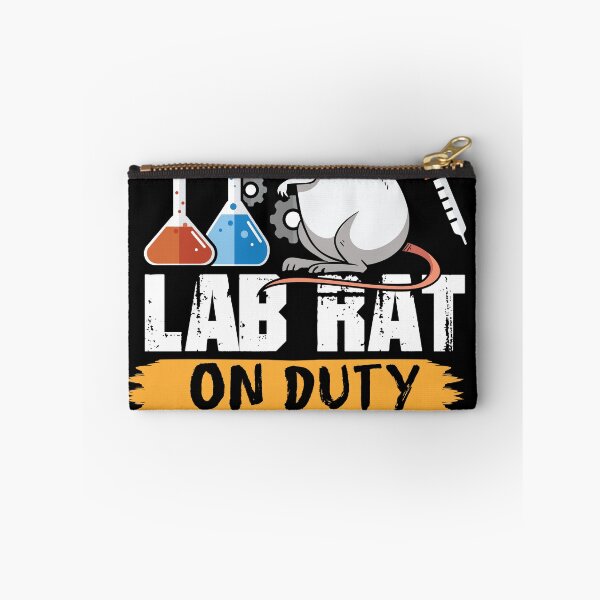 Item preview, Lab Rat on Duty science mice design shirt designed and sold by Grinover.