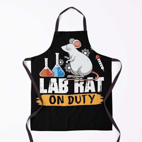 Item preview, Lab Rat on Duty science mice design shirt designed and sold by Grinover.