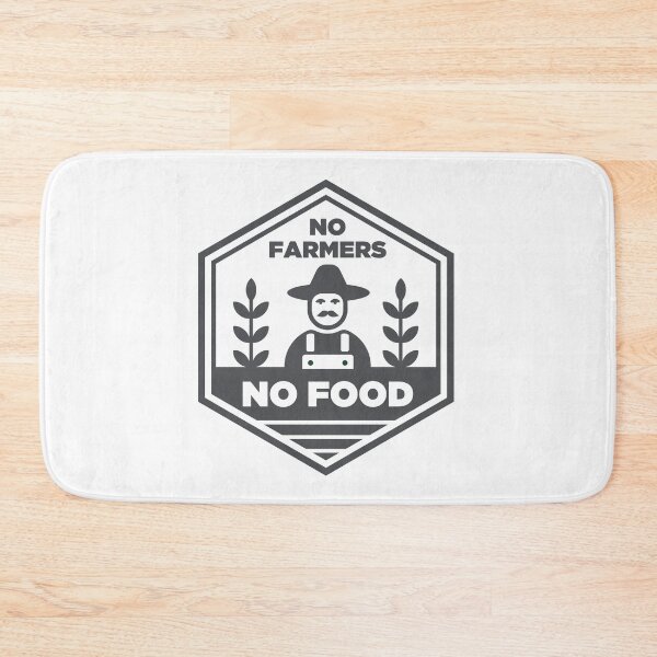 Item preview, No Farmers No Food | Farmers Protest | designed and sold by Minimalwiz.