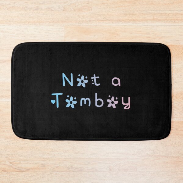Item preview, Not a Tomboy Transgender Flag Hippie Text 3 designed and sold by everything4eva.