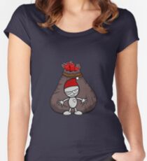 Cartoon Women's Fitted Scoop T-Shirt