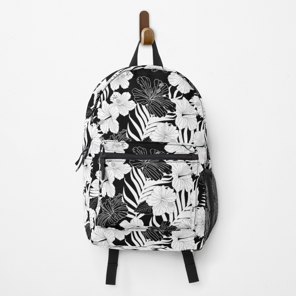 Chic Black and White Patterned Backpack from japan ❤️ Chic Black and White Patterned Backpack from japan ❤️ main image 3