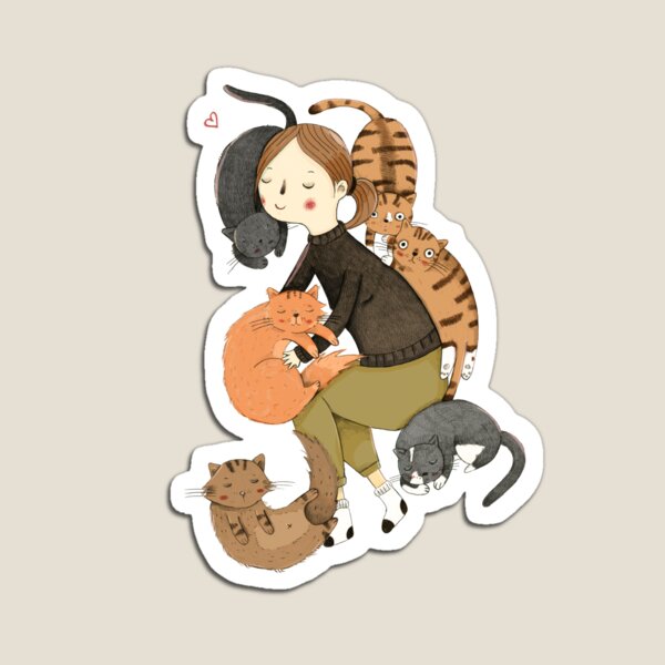 Cat Love Magnet