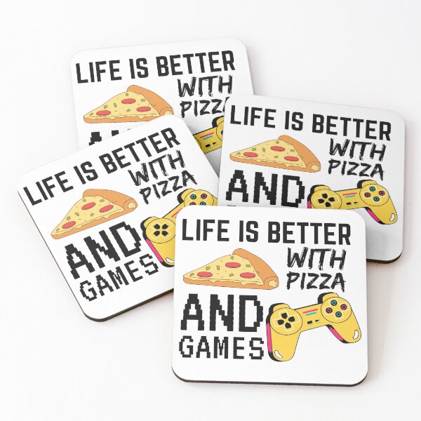 Item preview, Life Is Better With Pizza And Gaming designed and sold by BahiaStyle.