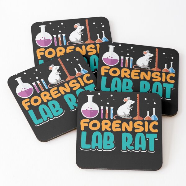 Item preview, Forensic Lab Rat cute science shirt design designed and sold by Grinover.