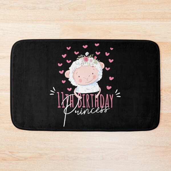 Item preview, 11th Birthday Princess Girl 11 Years Old Sheep Lover B-Day print designed and sold by Grabitees.