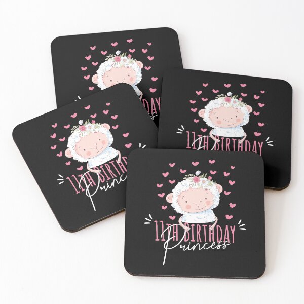 Item preview, 11th Birthday Princess Girl 11 Years Old Sheep Lover B-Day print designed and sold by Grabitees.