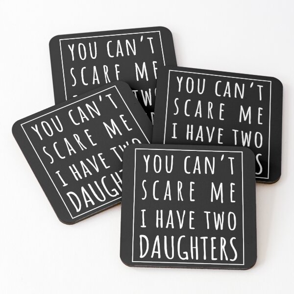Item preview, You Can't Scare Me I Have Two Daughters. | Perfect Funny Gift for Dad Mom vintage. designed and sold by Van-Tees.