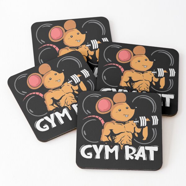 Item preview, Gym Rat buffed and cute mice training shirt designed and sold by Grinover.