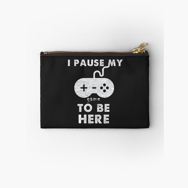 Item preview, I Paused My Game To Be Here Black Mens Funny Slogan Text Black T Shirt designed and sold by sirrab.