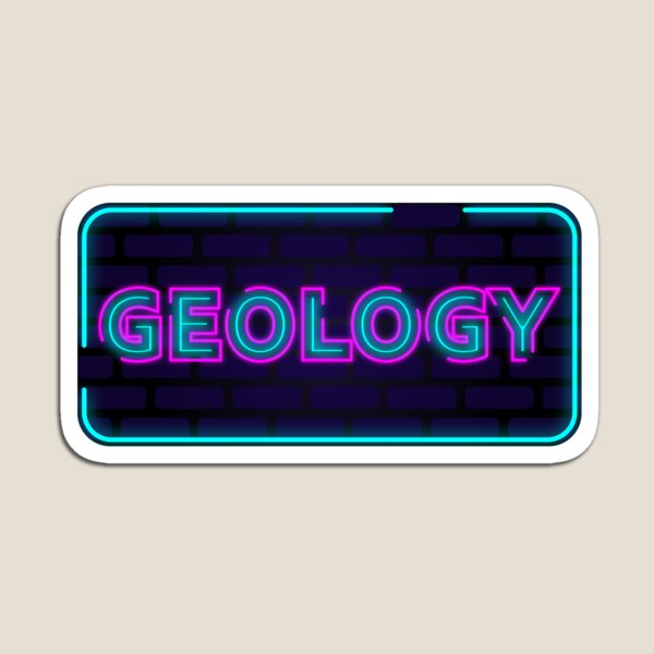 Item preview, Texto de neón de geología designed and sold by VikiQuick.