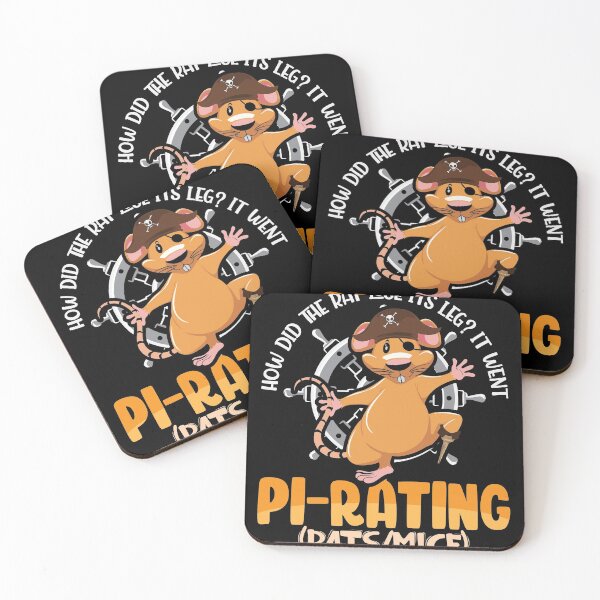 Item preview, Rat sea pirate mice joke shirt design designed and sold by Grinover.