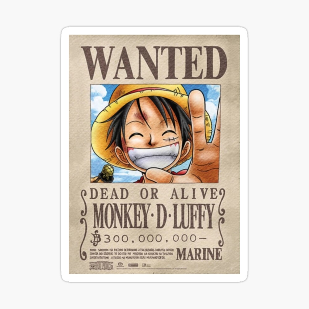 Luffy Wanted Cover Greeting Card For Sale By Garmanshe Redbubble