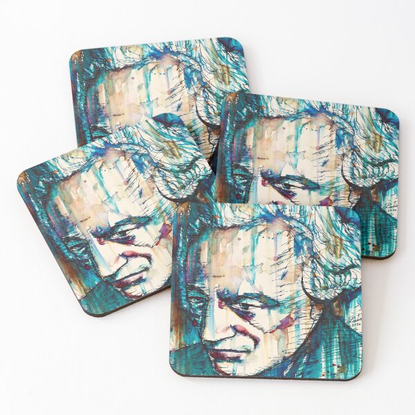 Item preview, IMMANUEL KANT watercolor and ink portrait .1 designed and sold by lautir.