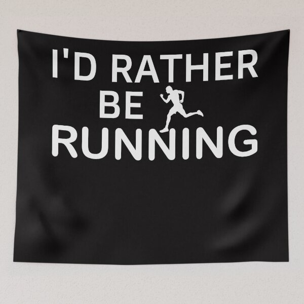 Item preview, i'd rather be running  i would rather be running id rather be be racing exercise gifts for running men workout for men male designed and sold by 0umStore.