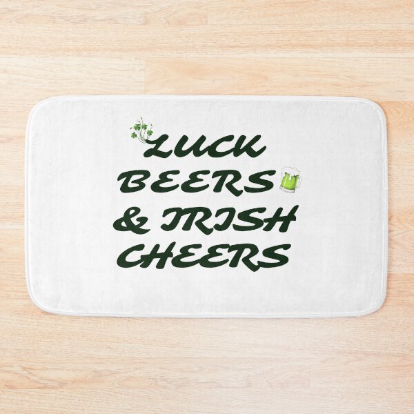 Item preview, Luck Beers and Irish Cheers, Patrick Day Tshirt, St Pattys Funny Quote Gifts designed and sold by AmazingEcraft.