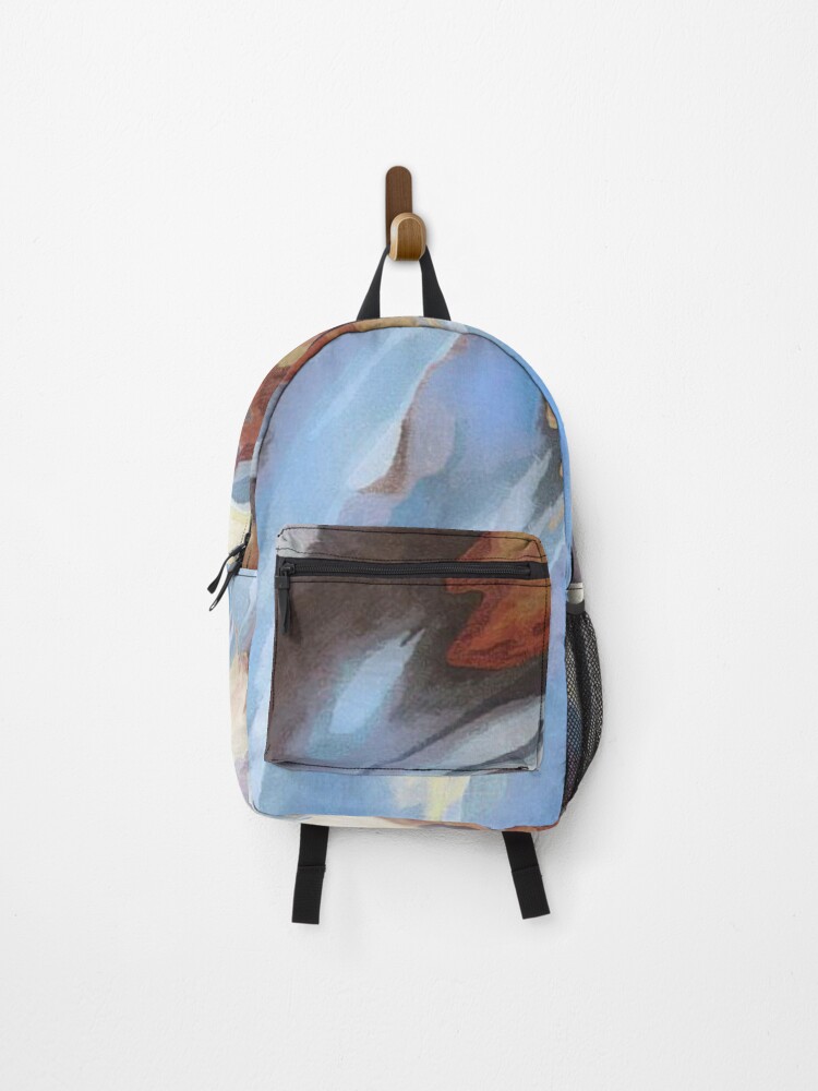 multi coloured backpack