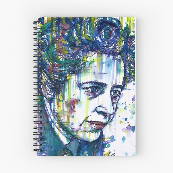 Artikelvorschau, HANNAH ARENDT Aquarell und Tuscheporträt entworfen und verkauft von lautir.