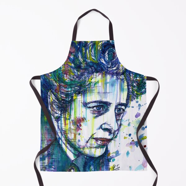 Item preview, HANNAH ARENDT watercolor and ink portrait designed and sold by lautir.