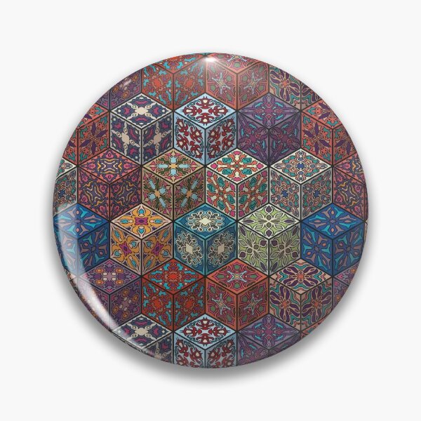 Item preview, Colorful Geometric Mandala Pattern designed and sold by tridentfoundry.