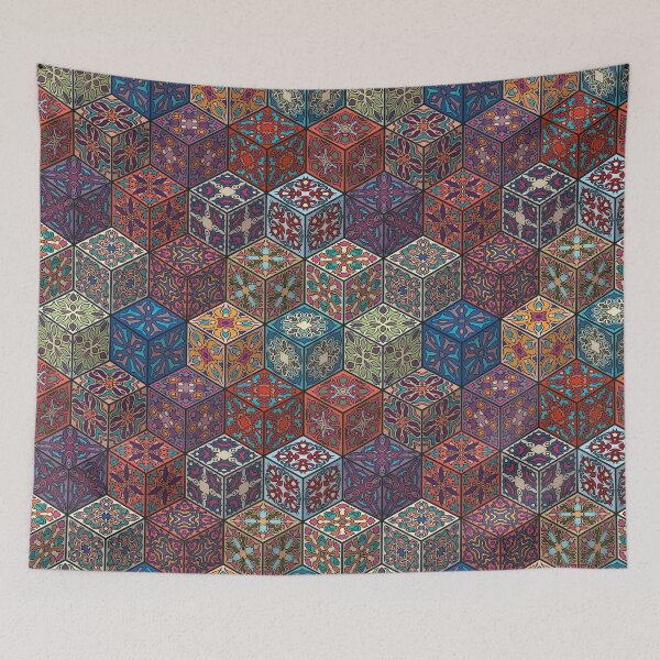 Item preview, Colorful Geometric Mandala Pattern designed and sold by tridentfoundry.