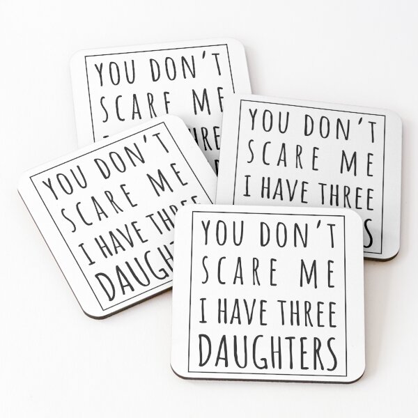 Item preview, You Don't Scare Me I Have Three Daughters. | Perfect Funny Gift for Dad Mom vintage. designed and sold by Van-Tees.